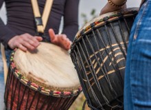 Этнические барабаны Джембе и Дарбука